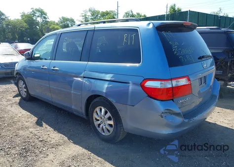 2006 Honda Odyssey Ex-L из США, поврежденный, VIN 5FNRL38686B035596
